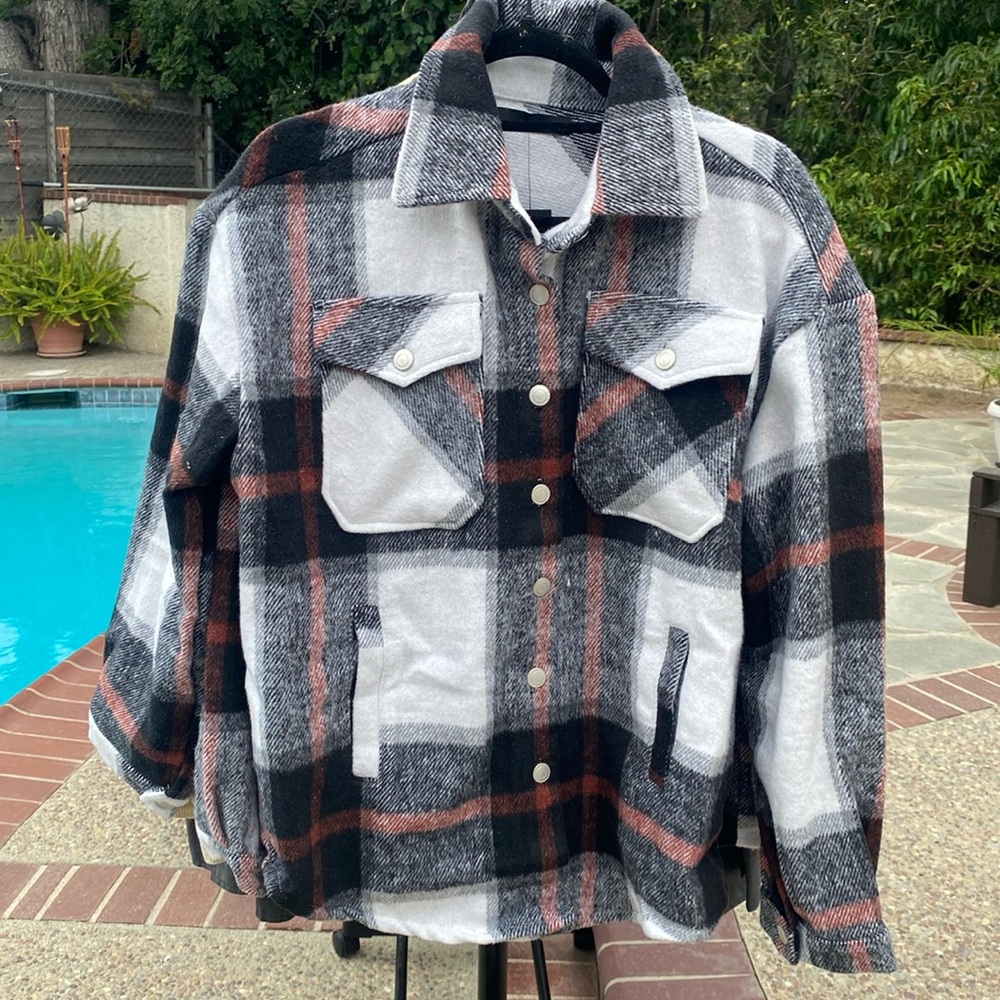 Plaid shacket
